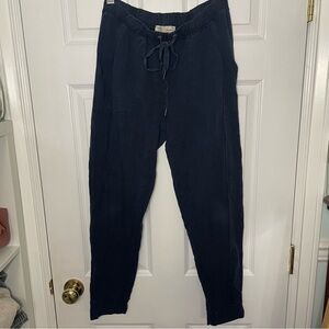 Anthropologie Saturday Sunday Cotton Blue Lounge Pants Small